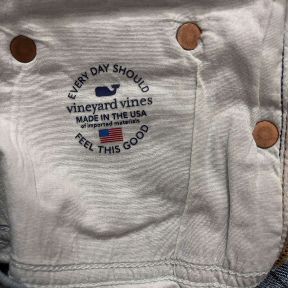 Vineyard Vines Classic Blue Denim Shorts - Picture 3 of 7